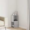 Corner Cabinet Grey Sonoma 25.5 x 25 x 55 cm Particleboard