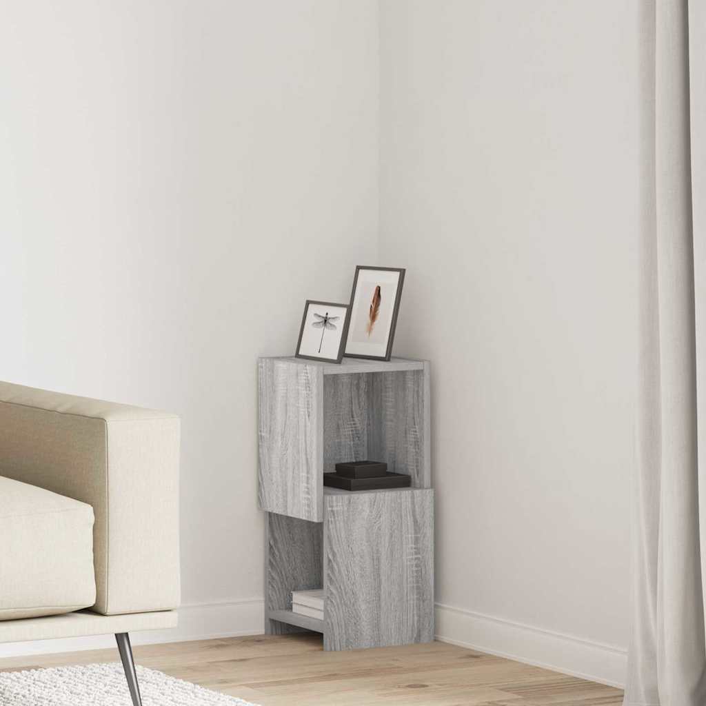 Corner Cabinet Grey Sonoma 25.5 x 25 x 55 cm Particleboard