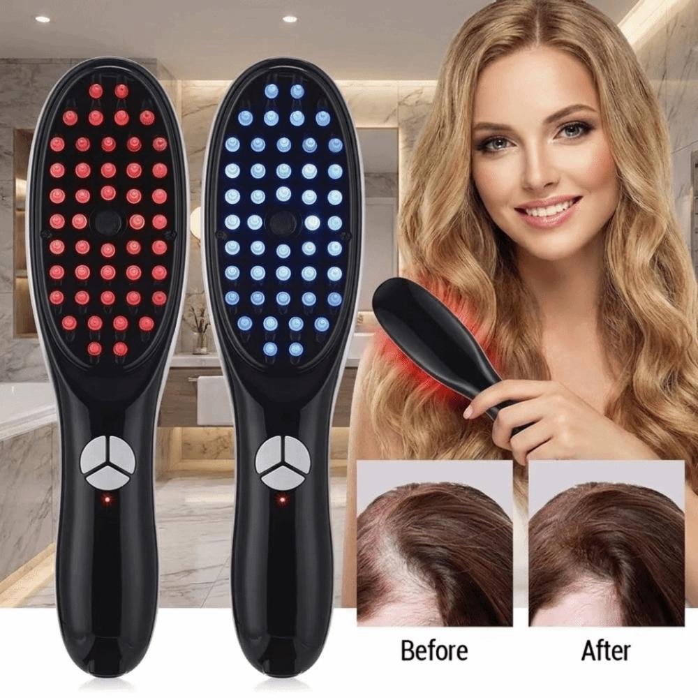 Red Light Blue Light Electric Hair Comb Spray Massage Comb Gift for Girlfriend