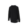 adidas Large Logo Print Mid-Length Sports Crewneck Sweatshirt Women Sweatshirt Black H57330