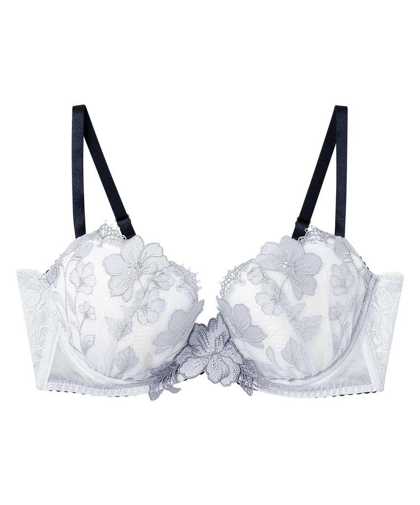 Amphi Hold Day GY with a High Underarm Design for a Fuller Bust and a Slimmer Fits Up To a G Bra, BYJ396, Women's, G75, Back. Cup.