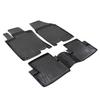 Tapis De Sol En Caoutchouc 3D - J&J AUTOMOTIVE - Nissan Qashqai J10 2007-2014 - Noir - Sur Mesure - Antidérapant