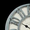 Wall Clock 12 Inches Retro Roman Numeral Silent Movement Straight Hair Clock Retro Style Wall Clock