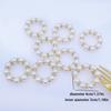 exquisite pearl inlaid diamond napkins ring Wedding Christmas Table Decor Stylish Dining Accessory for Holiday Party