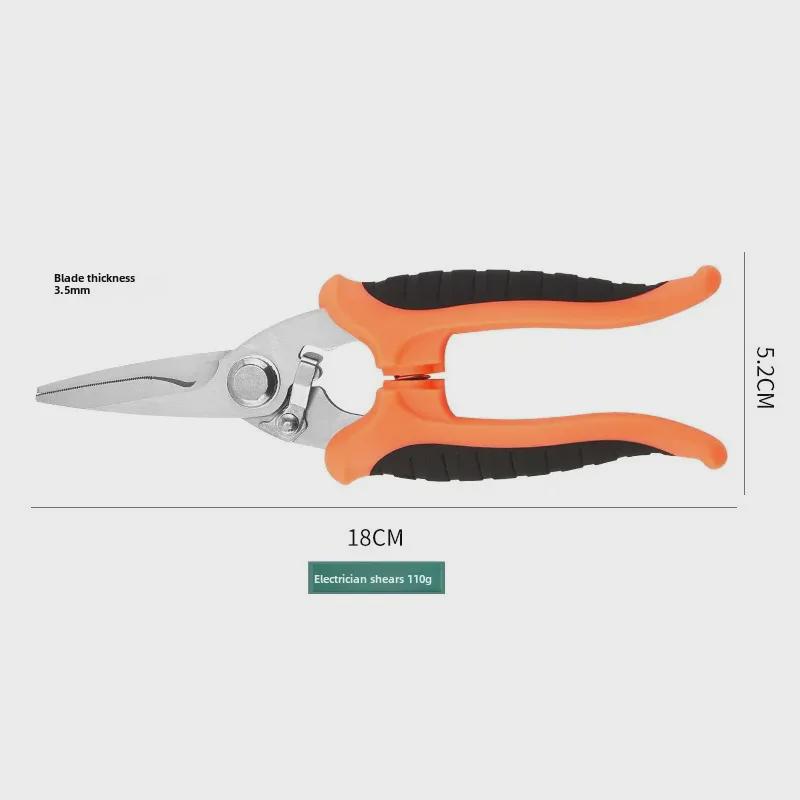 Stainless Steel Professional Wire and Cable Cutter with Straight Head for Electricians