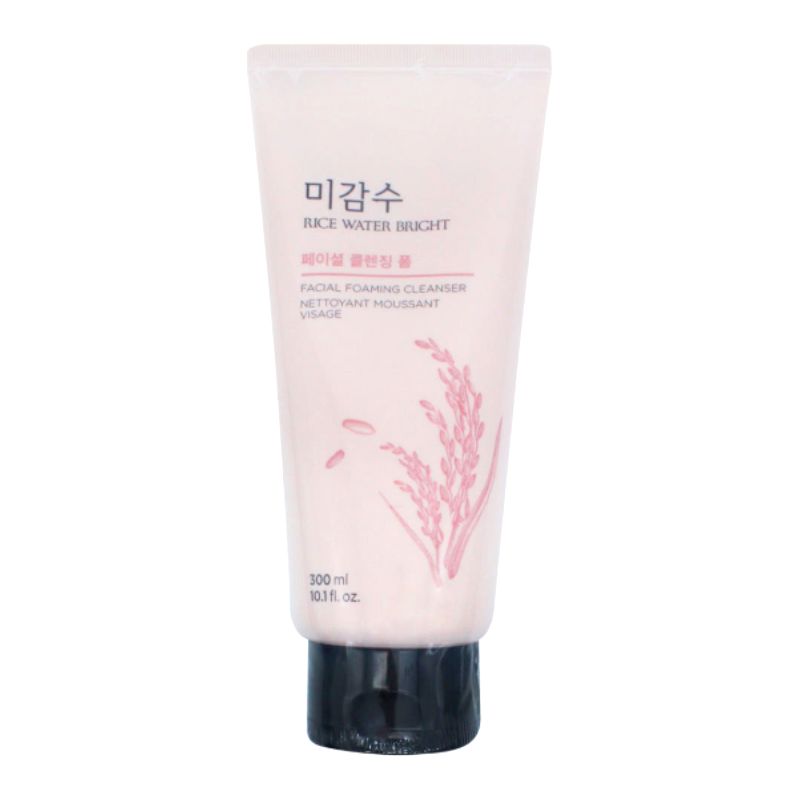 

[The Face Shop] Rice Water Bright Foaming Cleanser Jumbo Set (300ml x 2ea) – Brightening & Hydrating Large Capacity 300ml x 2ea