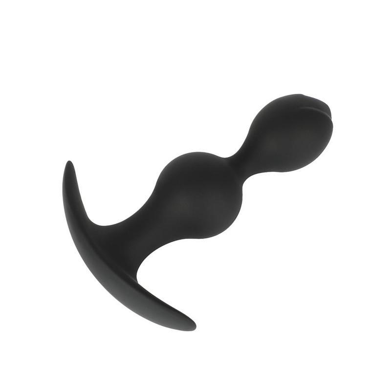 Flowers Shape Anal Plug Silicone Butt Plug with Beads Backyard Balls Sex Toys