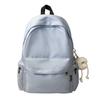 Schoolbag New School Bag Versatile Solid Color College Student Simple Mori Backpack Campus Large Capacity Commuter Computer Backpack