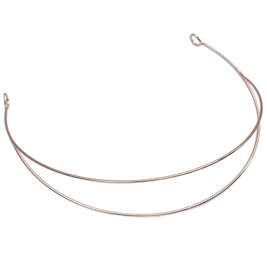 Plain Blank Hard Metal Headbands Skinny Base Headband Slim Simple Wire Hair Bands Clasps Crown Tiaras Frame DIY Crafts