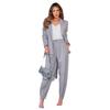 Women's High-End Solid Color Two-Piece Suit - Autumn 2024 European & American Style with Commuting Long Pants