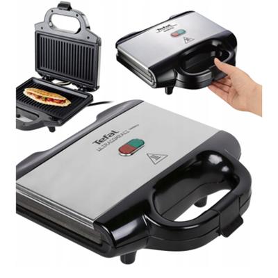 TEFAL SM157236 Sandwich Toaster - 700 W, 1 Plate, Black / Stainless Steel