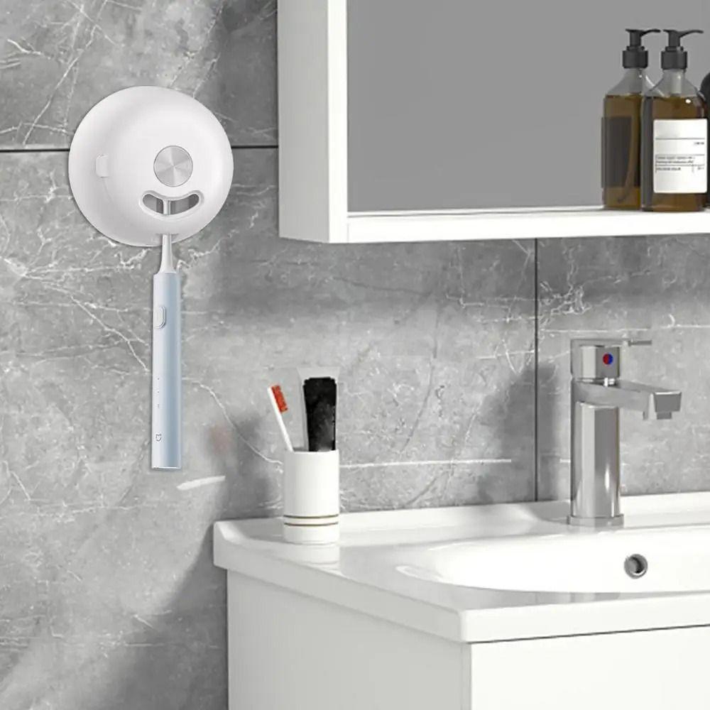 Self-adhesive 2 in 1 Toothbrush Holder Removable Hanging Toothbrush Sanitizer Rack  Home