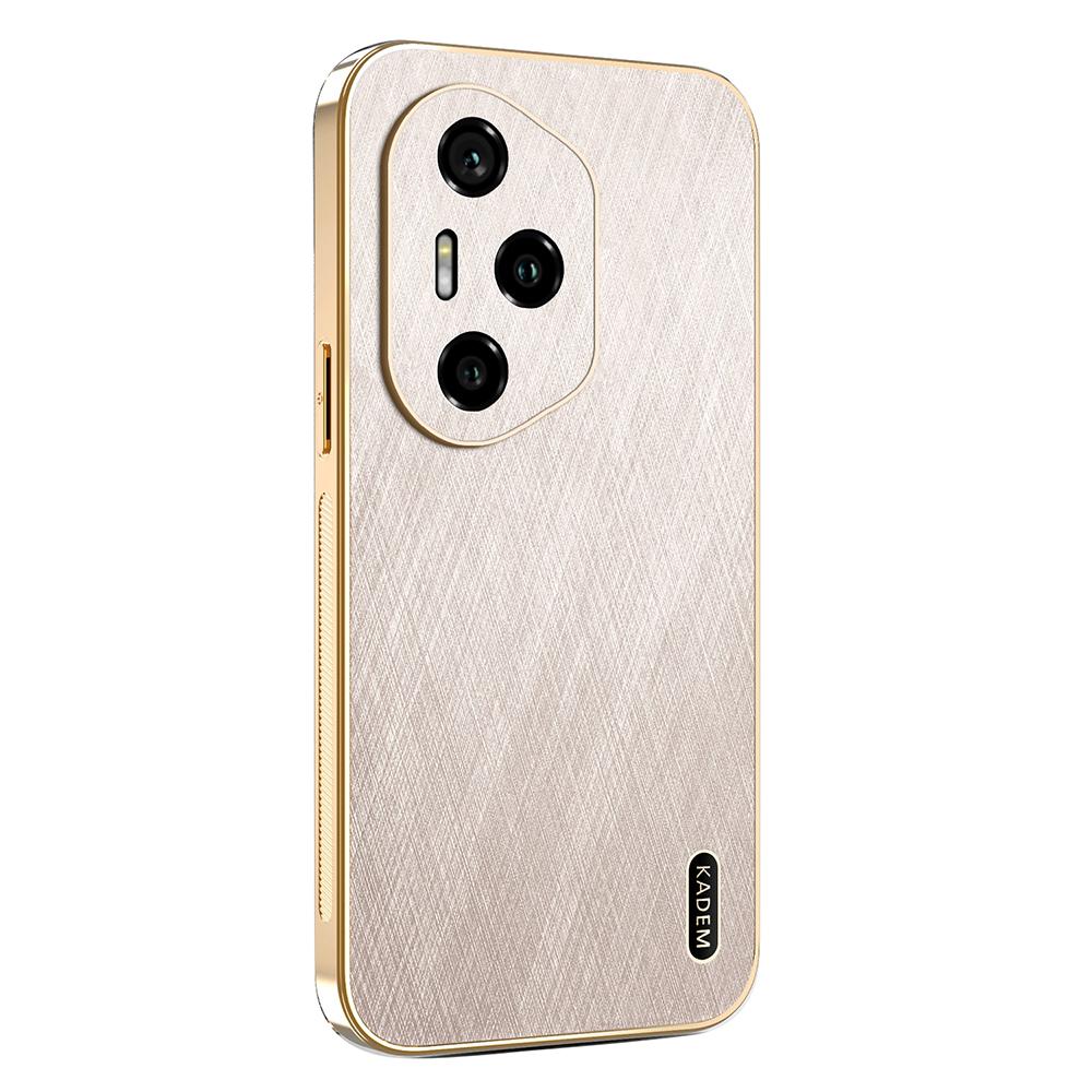 KADEM For Honor 400 Pro 5G (Global) Case Electroplating Silk Texture PU+TPU Phone Back Cover
