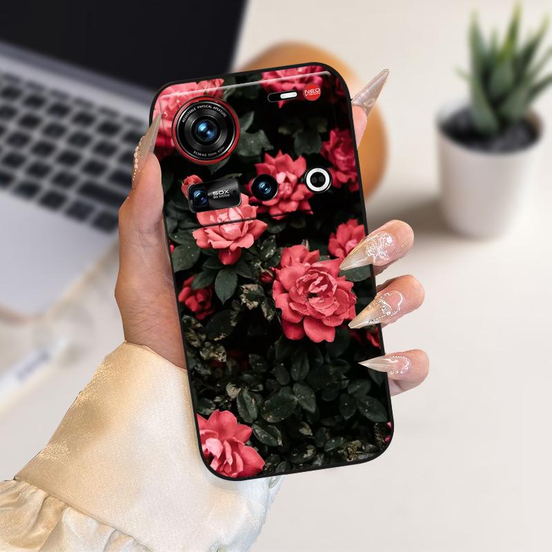 Handyhülle für ZTE nubia Z70 Ultra Hüllen NX733J Cartoon Weiche TPU Silikon Hülle für Nubia Z 70 Ultra 5G Schutzhülle Bumper