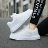 Men's and Women's Sports Shoes Autumn Fashion Children's Soft-soled White Shoes Medium and Large Children's Leather Waterproof Casual Button 