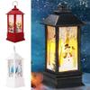 Christmas Lantern Light Santa Snowman LED Light Retro Candlestick Wind Lamp 2024 Navidad Xmas Tree Decor Xmas New Year Kid Gifts