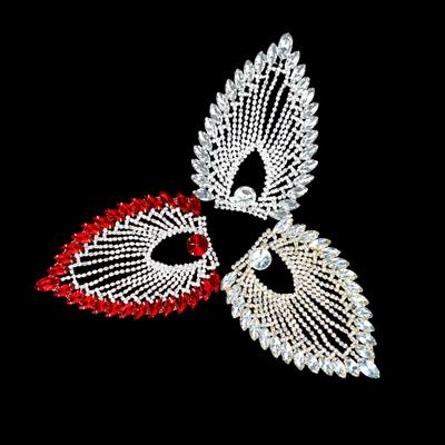 Apliques de Pedrería Para Vestido de Boda Bolso Zapatos Chaqueta Ropa Joyería DIY Parche de Aplique de Pedrería para Coser Accesorios de Novia