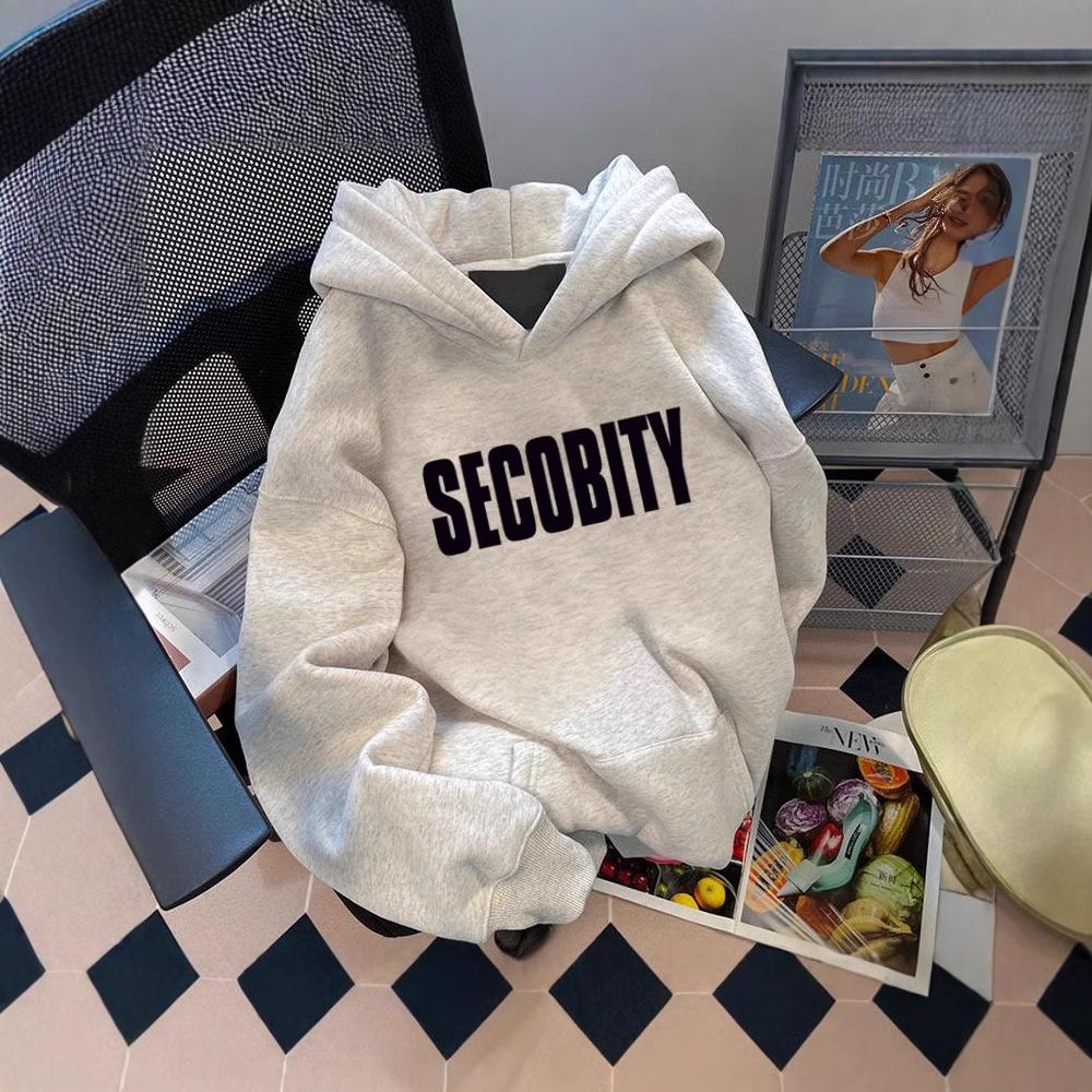 

2024 Versatile Autumn/Winter 500G Korean-Style Loose Hooded Casual Couples Jacket Medium