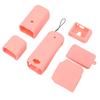Pocket Camera Silicone Protective Case Soft Accurate Hole Position Handheld Camera Protective Cover Pink