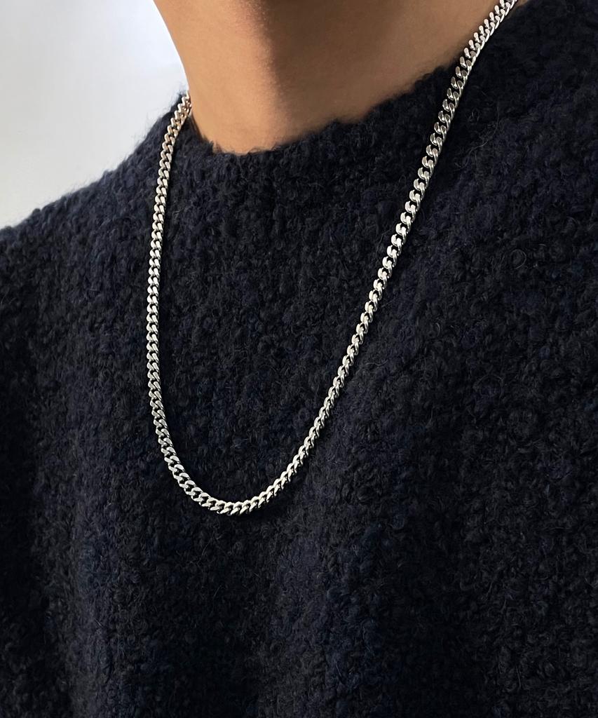 Maz Surgical Basic Curve Chain Necklace