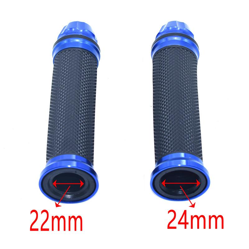22/24MM Motorcycle grips hand rubber pedal biker scooter handlebar grips modified handlebar throttle turn Grip Settle Grips Throttles 2