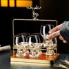 LISM Luxury Gold Foil Wine Glass Set