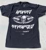 Men's Avenged Sevenfold T-Shirt Black OC Logo M Spell-Out Emo Rock Y2K A7X Metal