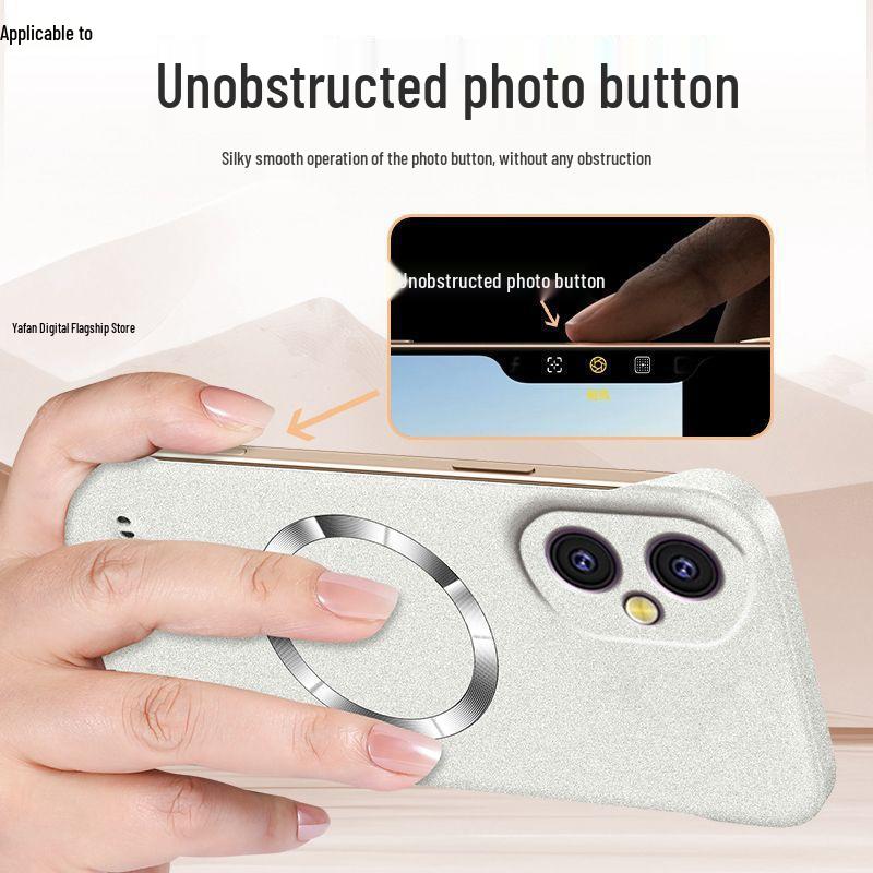 Applicable Honor 400 Phone Case: Ultra-Thin Frameless Magnetic Hard Shell with Heat Dissipation and Semi-Edge Design