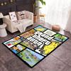 Grand Theft Auto Peach Creek Themed Antislip S Durable Polyester Home Decor S Large Size Durable Floor For Living Room Restaurant Entrance Office Desk
