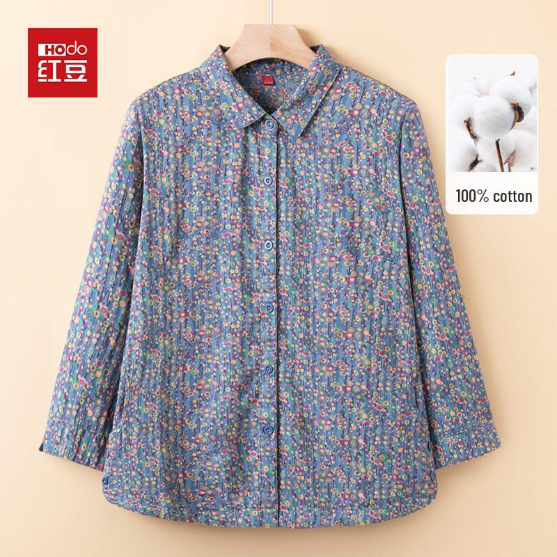 Hodo Women s Floral Cotton Shirt L