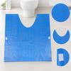 Disposable UShaped Toilet Mat, Waterproof NonSlip NonWoven Foot Pad for All Seasons