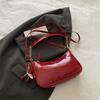 Solid color popular summer new fashion casual single shoulder trend commuting portable underarm small square bag