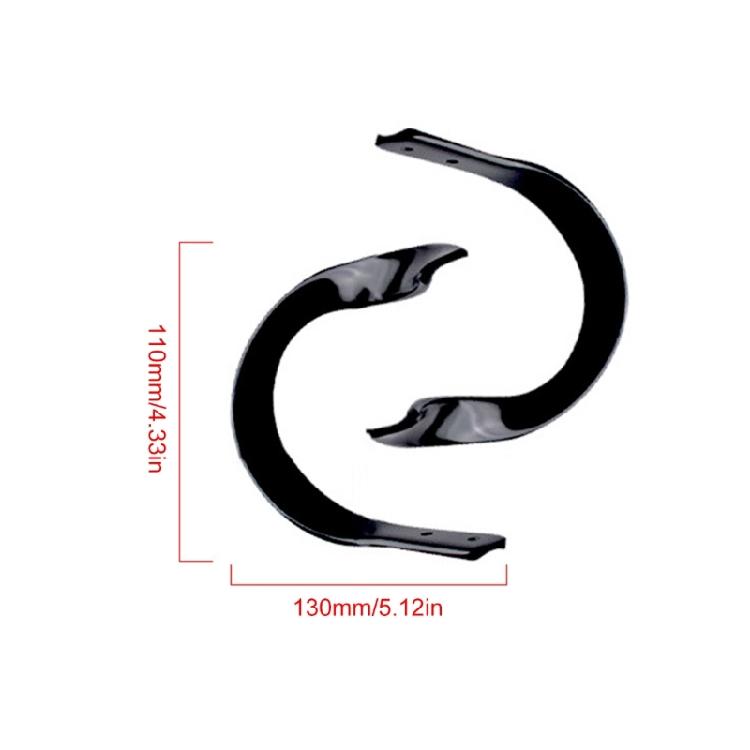 Contemporary Metal Drapery Tiebacks 2 Pack Wall Mounted Curtain Holdbacks Hooks Accessories for Elegant Interior Decors