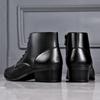 Hot Sale Mens Genuine Leather High Top Casual Shoes Soft Sole Lace-up Ankle Boots Leisure Walk Male Business Botas Chelsea Boots
