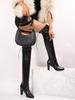 Plus Size Women's Over-the-Knee High Heel Boots: Autumn/Winter European & American Fashion