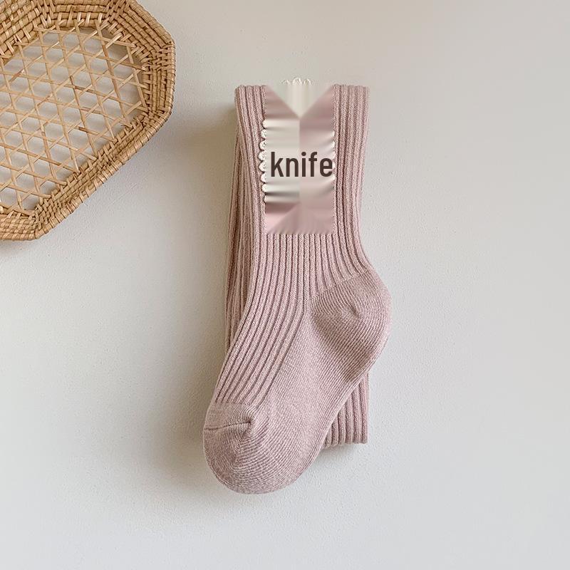 

Minliu Осенне-зимние вязаные леггинсы конфетных цветов для девочек - Детские брюки, верхняя одежда и колготки, носки в комплекте S - Length 50cm (Height 90-100cm)