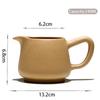 240ml Authentic Yixing Purple Clay Fair Cup Cha Hai Master Handmade Teacup Household Teaware Chinese Zisha Tea Set Accessories