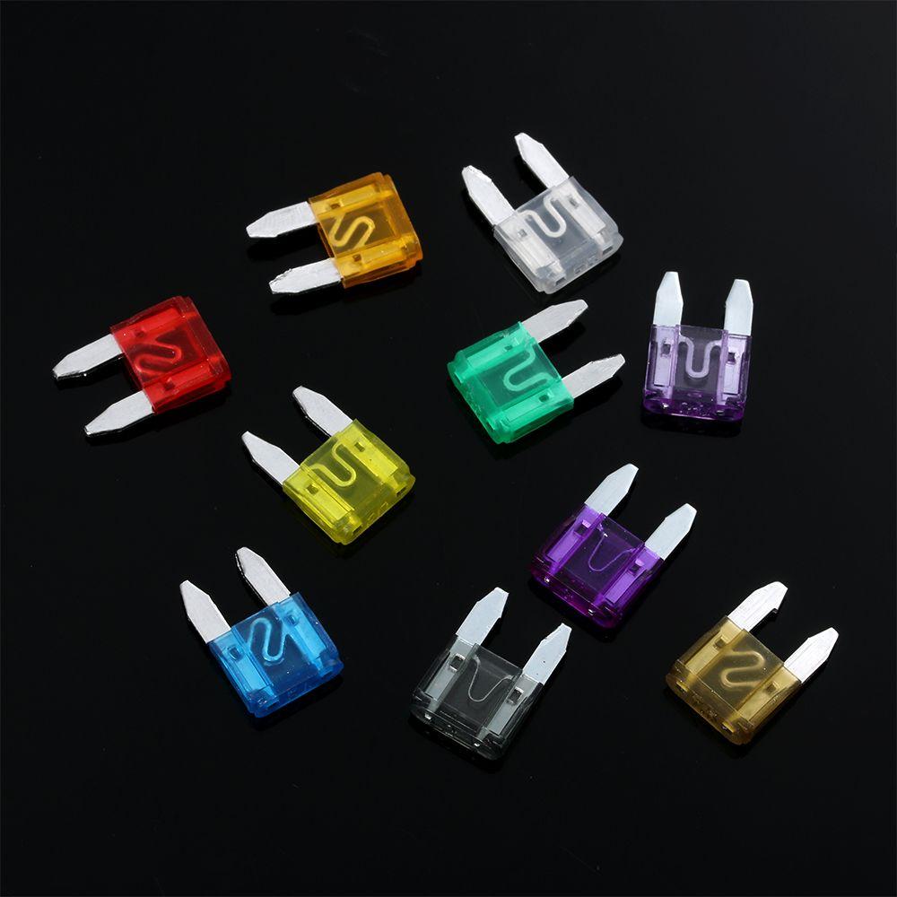 100pcs ATC ATO ATM AUTO Boat Motorcycle Assortment Blade FUSES Kit Case Assorted Car Fuse
