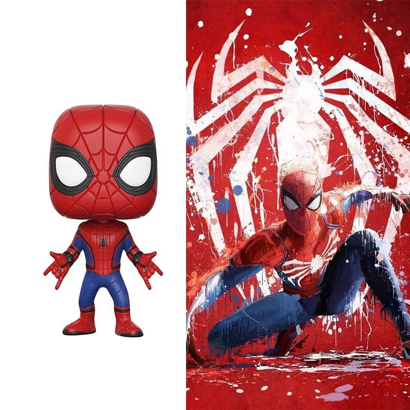 Funko Pop Spider-man Figure Marvel's The Avengers Superhero Collectible Toy