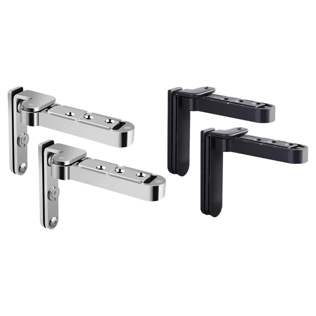Heavy Duty Hidden Door Hinge Adjustable Invisible Pivot Kit Zinc Alloy Hardware for Secret Door