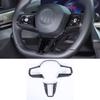 ABS Carbon Fiber For BMW 5 7 Series G60 G70 I7 2024 2025 For X3 G45 2025 Car Steering Wheel Frame Cover Trim Sticker Accessories