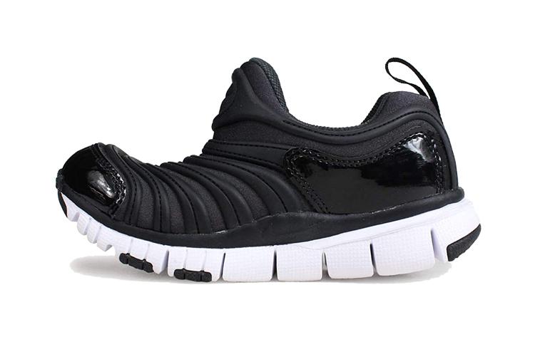 

Nike Dynamo Free Slip on Cushioning Breathable Low top Kids Lifestyle Shoes Black Infant And Toddler 343738-013 31