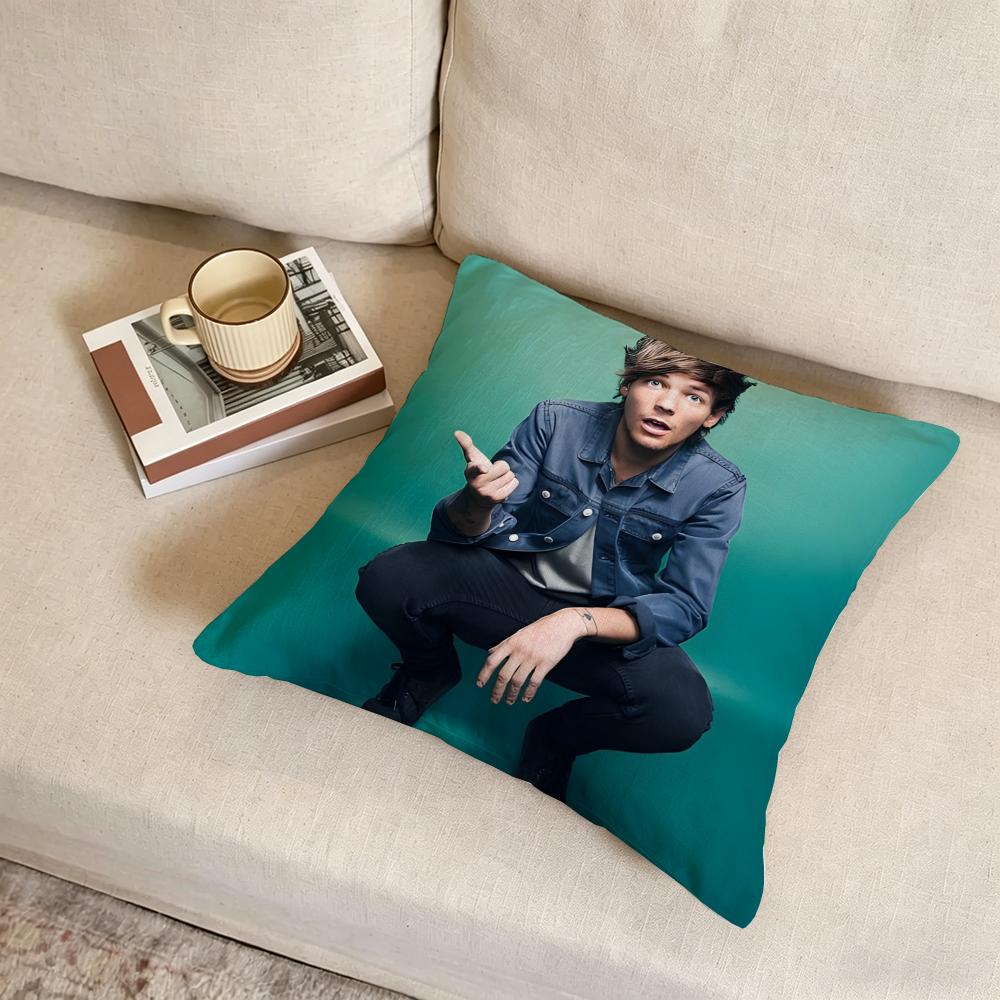 L-Louis Hot Singer T-Tomlinsons Cushion Cover Fabric Soft Furnishing,Pillowcase, Cushion Cover, Sofa Pillow, Home Decoration