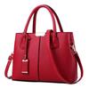 Women's Large Capacity Solid Color Tote: Cross-border Style, Splice Design, Shoulder or Handbag for Moms