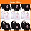 BTS Muster Print Hoodie mit Reißverschluss für Teenager Freizeitkleidung
