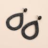 Dark Sexy Spice Girl Wind Earrings Earrings Light Luxury Temperament Versatile Exaggerated Diamond Earrings