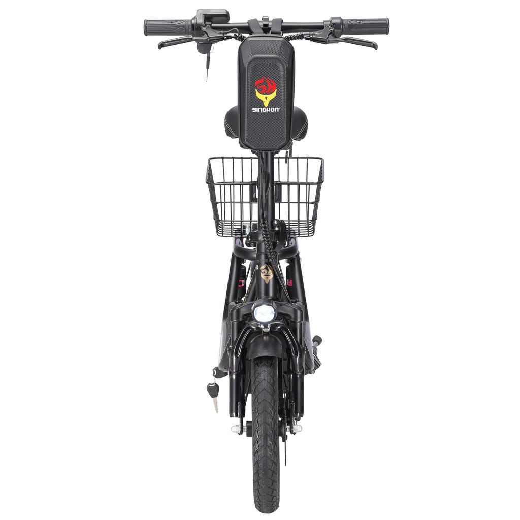 SINOHON K14 Městská skládací elektrická koloběžka se sedadlem 240W motor 36V13AH baterie 14palcové silniční pneumatiky pohodlná EScooter