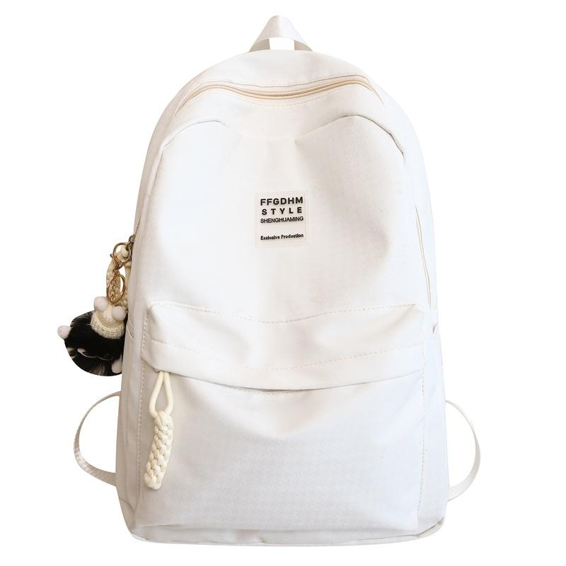 

Студенческий школьный рюкзак большой емкости, женский рюкзак белый