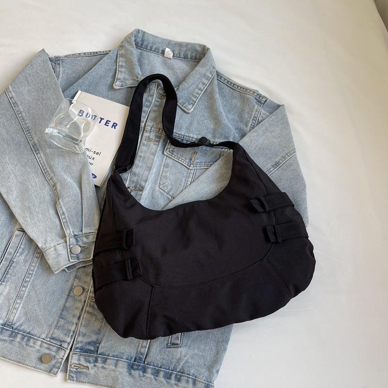 2025 new bag women's commuter shoulder messenger bag casual niche women's bag men's large capacity bag trendy tote bag