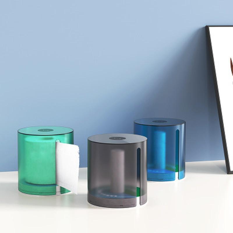 An der Wand montierter wasserdichter Toilettenpapierhalter Kreative Aufbewahrungsbox aus Kunststoff für Toilettenpapierrollenspender für Badezimmer